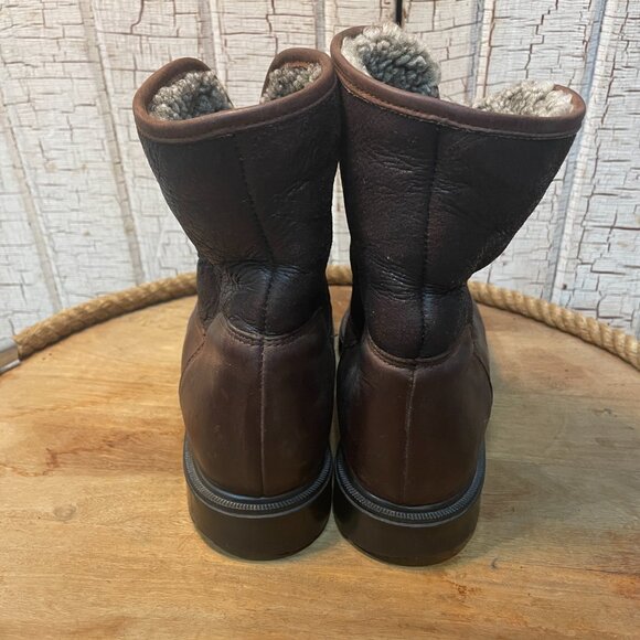 Waterproof Sheepskin Warm Winter Booties Made In Canada 8 - Picture 4 of 8